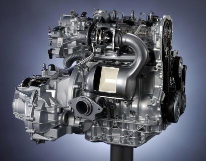 Gearbox on the left of the photo